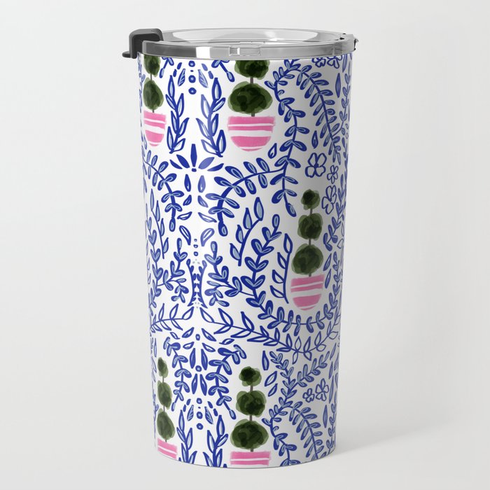 Southern Living - Chinoiserie Pattern Travel Mug Gallery Image 3