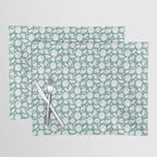 Shells . Teal Placemat Gallery Image 1