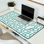 Shells . Teal Desk Mat Gallery Image 2