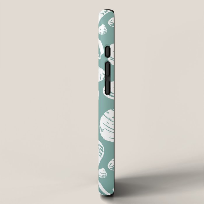 Shells . Teal iPhone Case Gallery Image 2