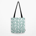 Shells . Teal Tote Bag Gallery Image 2