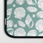 Shells . Teal Laptop Sleeve Gallery Image 3
