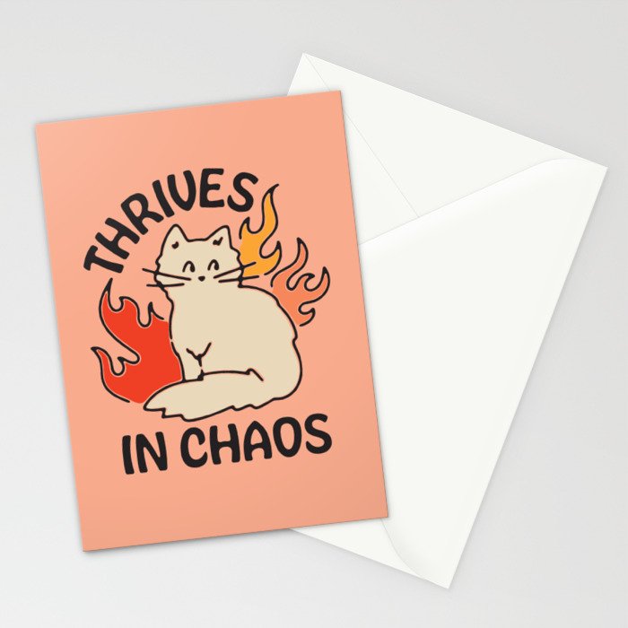THRIVES IN CHAOS Stationery Card Gallery Image 2