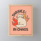 THRIVES IN CHAOS Mini Art Print Gallery Image 1