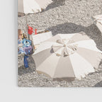 Amalfi Coast Beach Umbrella Photo | Italian Summer In Pastel Colors Art Print | Italy, Europe Travel Photography Poster Gallery Image 3