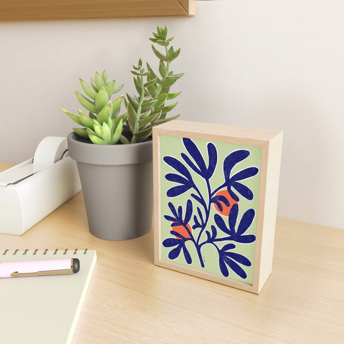 Inspiration Matisse leaves Mini Art Print Gallery Image 2