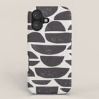 Abstract Linocut Pattern #4 iPhone Case Gallery Image 1