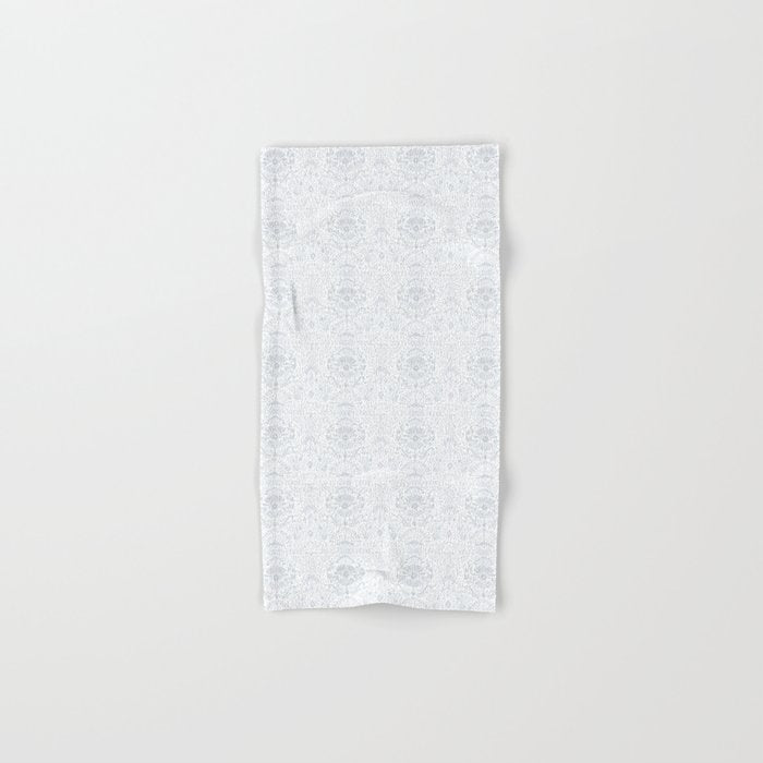 Boho Watercolor Geometric Pattern - Blue Bath Towel Gallery Image 1