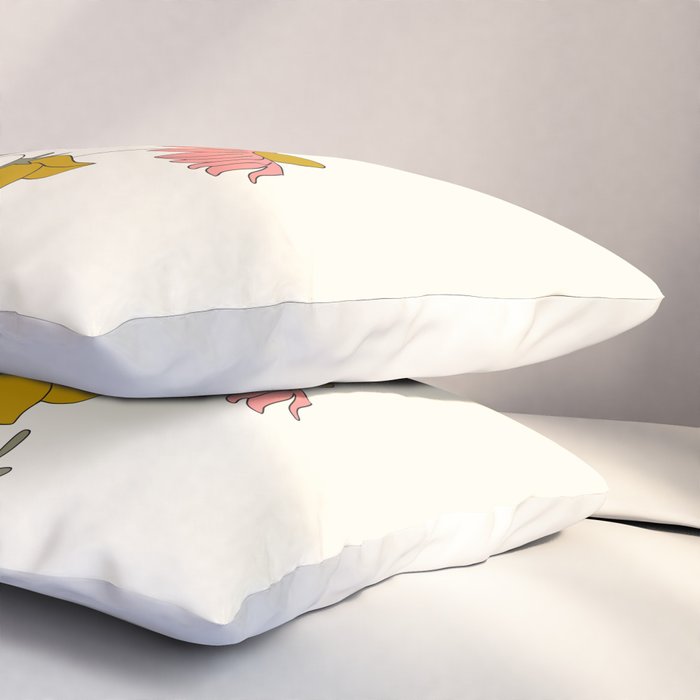 Wildflowers Bouquet Pillow Sham Gallery Image 3