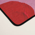 CANVAS: Viva Magenta 01 | Abstract Brushstrokes Desk Mat Gallery Image 4