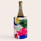 CANVAS: Viva Magenta 01 | Abstract Brushstrokes Wine Chiller Gallery Image 3