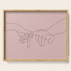 Blush Pinky Serving Tray Gallery Image 1