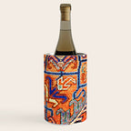 Antique Persian Heriz Carpet Print  Wine Chiller Gallery Image 2