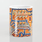 Antique Persian Heriz Carpet Print  Coffee Mug Gallery Image 4