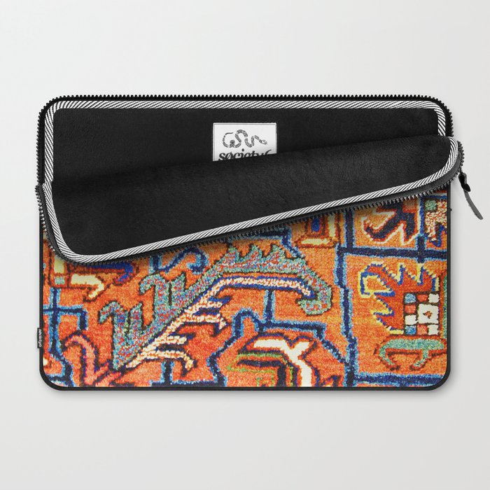 Antique Persian Heriz Carpet Print  Laptop Sleeve Gallery Image 2