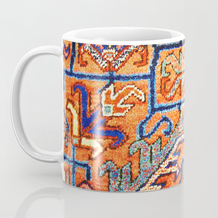 Antique Persian Heriz Carpet Print  Coffee Mug Gallery Image 3