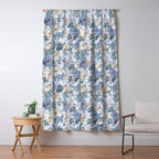  lush blue peonies  Window Curtain Gallery Image 5