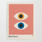 Bauhaus Eyes on Pink 1919 Poster Gallery Image 4