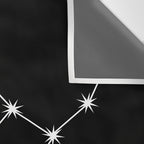 Virgo Zodiac Star Constellation Line Art Black Wall Tapestry Gallery Image 3