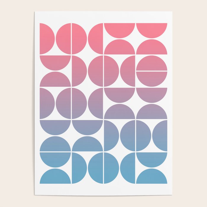 Geometric Gradient 01 Poster Gallery Image 4