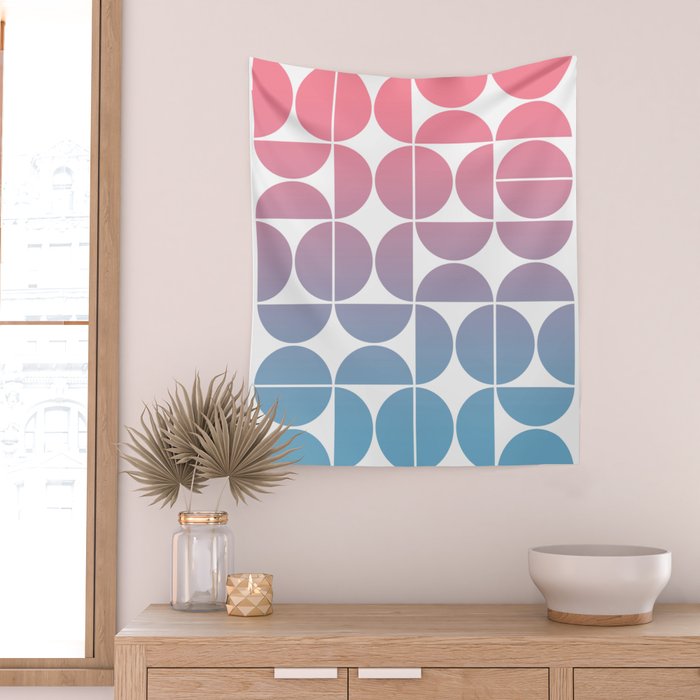 Geometric Gradient 01 Wall Tapestry Gallery Image 2