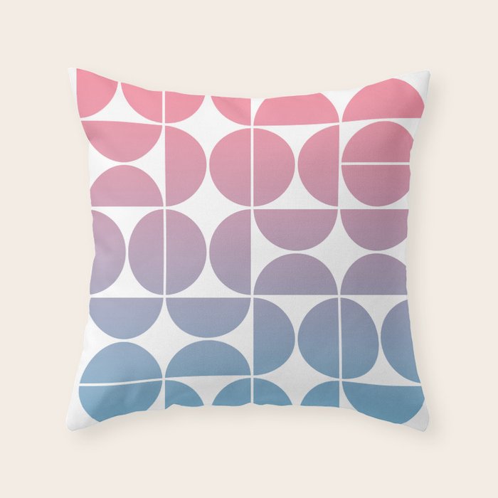 Geometric Gradient 01 Throw Pillow Gallery Image 6