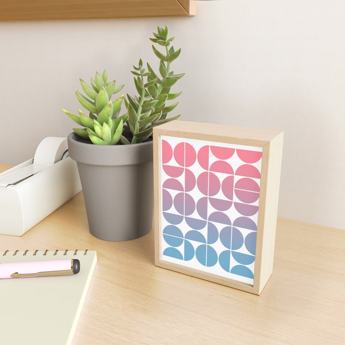 Geometric Gradient 01 Mini Art Print Gallery Image 2
