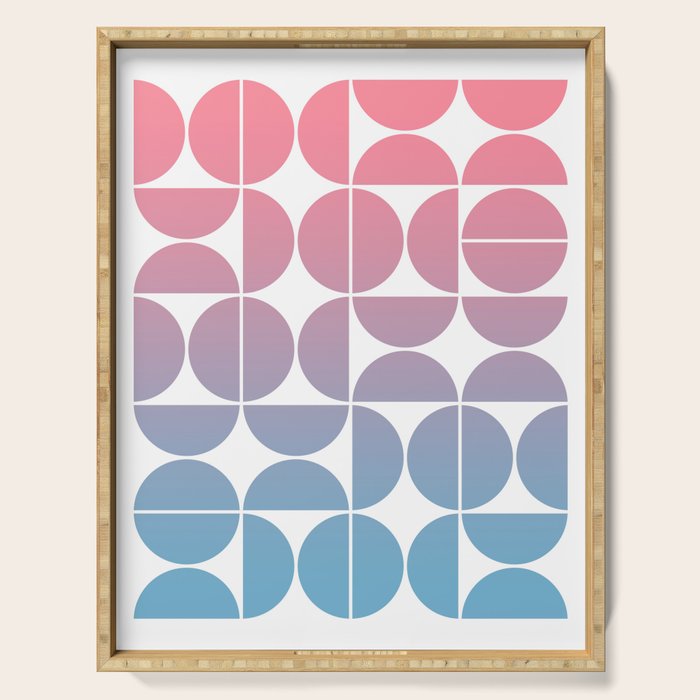 Geometric Gradient 01 Serving Tray Gallery Image 1