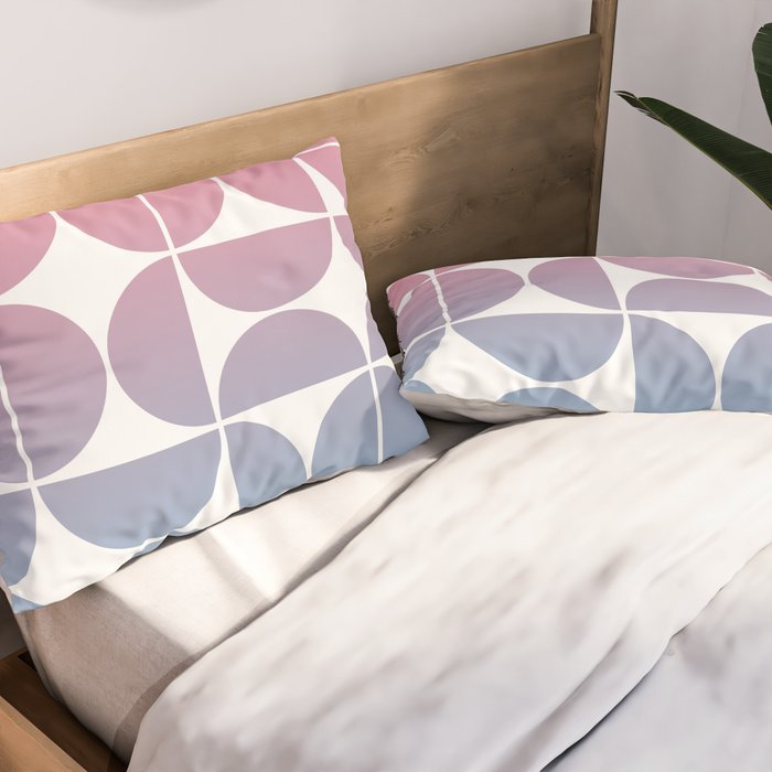 Geometric Gradient 01 Pillow Sham Gallery Image 2