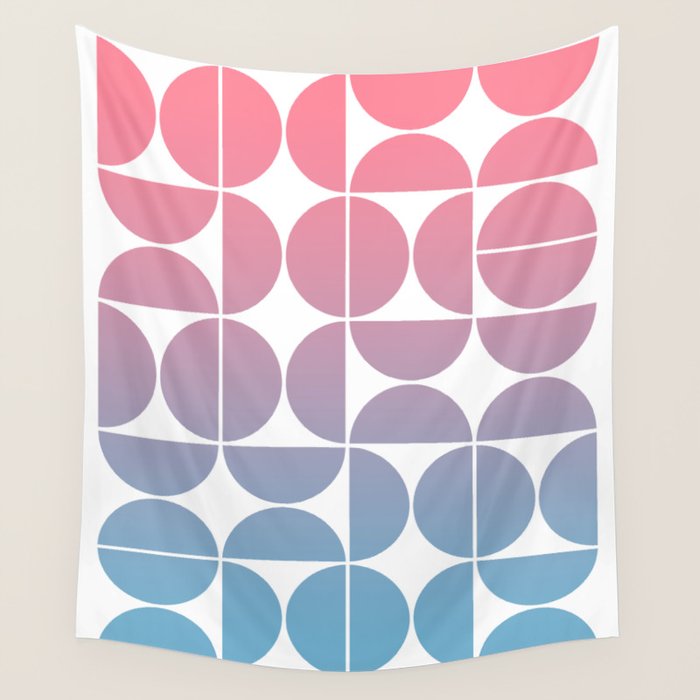 Geometric Gradient 01 Wall Tapestry Gallery Image 4