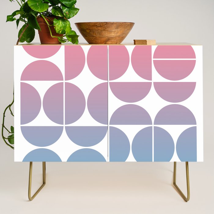 Geometric Gradient 01 Credenza Gallery Image 1