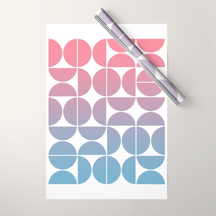 Geometric Gradient 01 Wrapping Paper Gallery Image 1