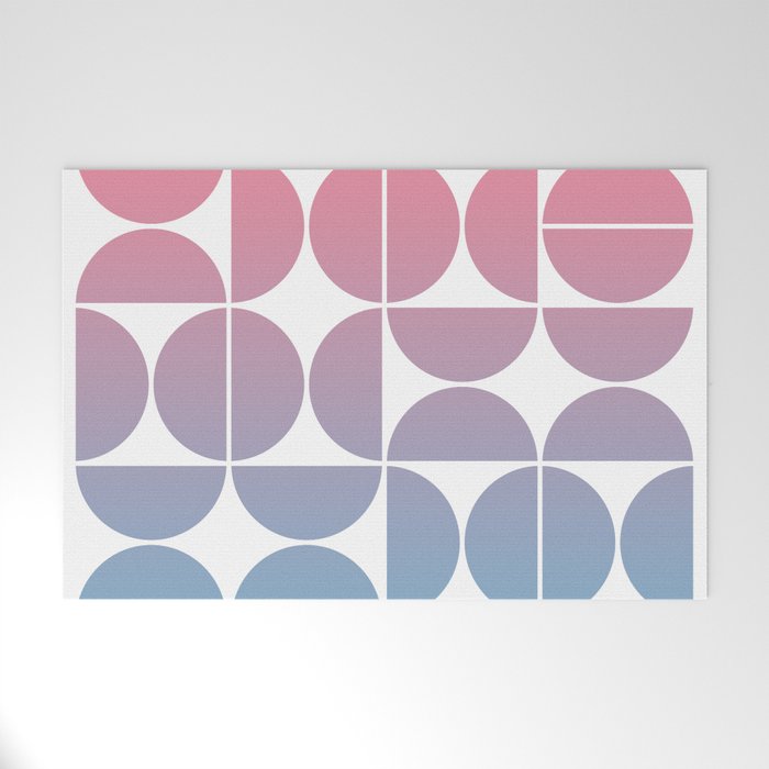 Geometric Gradient 01 Welcome Mat Gallery Image 1