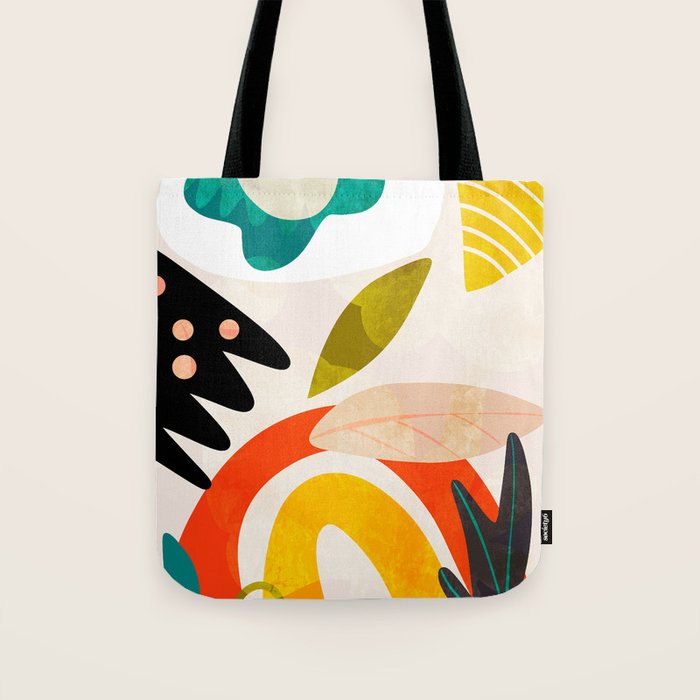 bauhaus goes Matisse in summer II Tote Bag Gallery Image 1