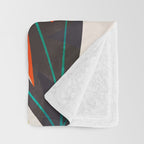 bauhaus goes Matisse in summer II Throw Blanket Gallery Image 3