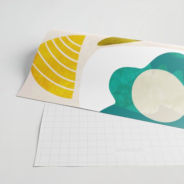 bauhaus goes Matisse in summer II Wrapping Paper Gallery Image 2