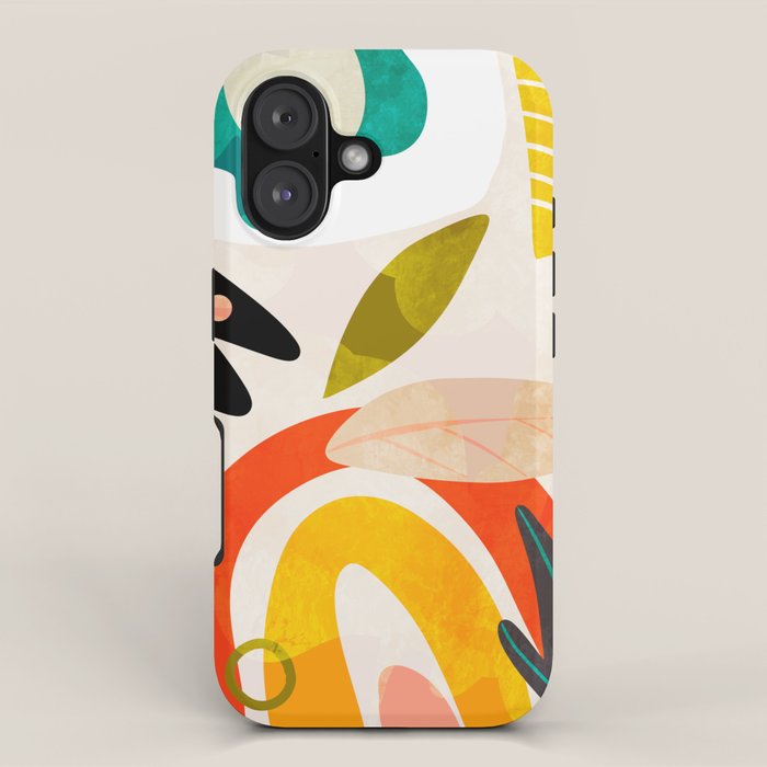 bauhaus goes Matisse in summer II iPhone Case Gallery Image 1