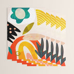 bauhaus goes Matisse in summer II Wrapping Paper Gallery Image 3