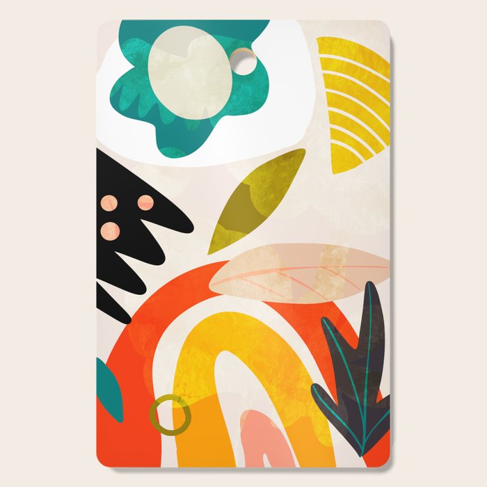 bauhaus goes Matisse in summer II Cutting Board Gallery Image 1