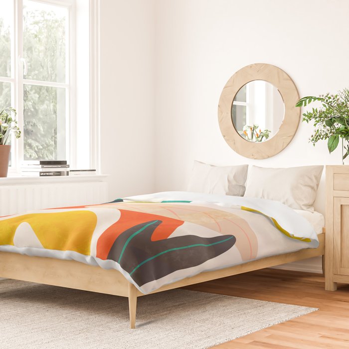 bauhaus goes Matisse in summer II Duvet Cover Gallery Image 2