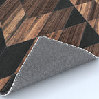 Urban Tribal Pattern No.11 - Aztec - Wood Rug Gallery Image 4