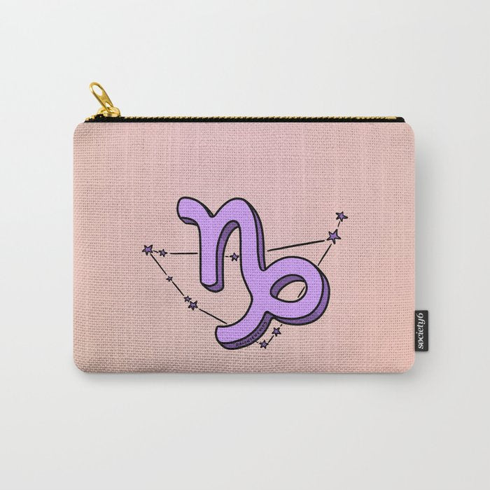 Capricorn Symbol Carry All Pouch Gallery Image 1