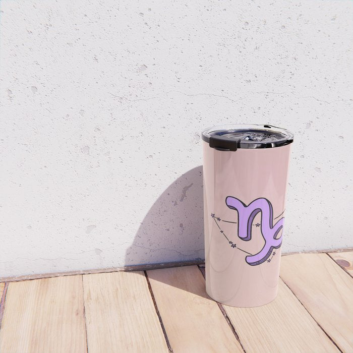Capricorn Symbol Travel Mug Gallery Image 4