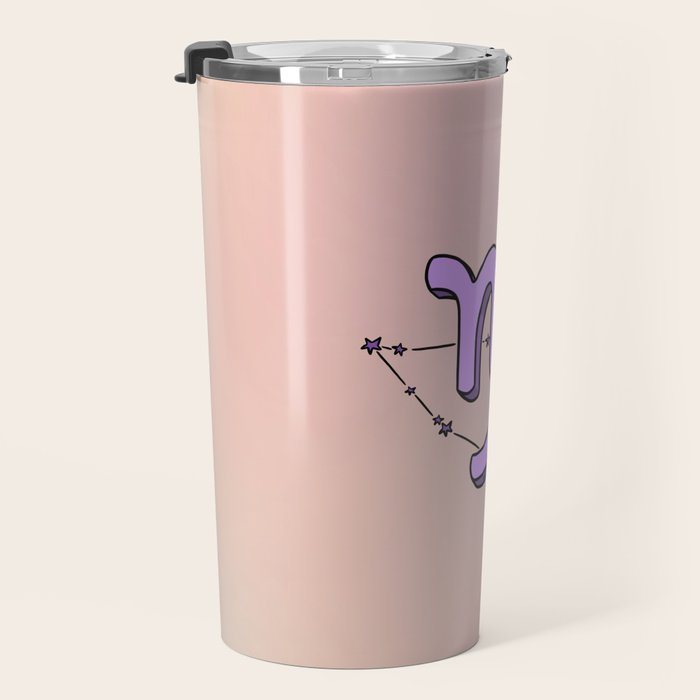 Capricorn Symbol Travel Mug Gallery Image 3