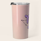 Capricorn Symbol Travel Mug Gallery Image 3