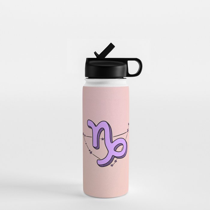 Capricorn Symbol Water Bottle Gallery Image 1
