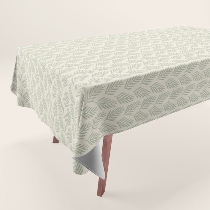 Happy Holidays Christmas Wreath Tablecloth Gallery Image 1