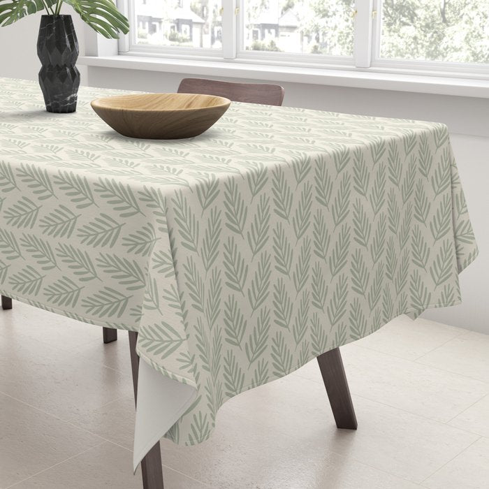 Happy Holidays Christmas Wreath Tablecloth Gallery Image 3