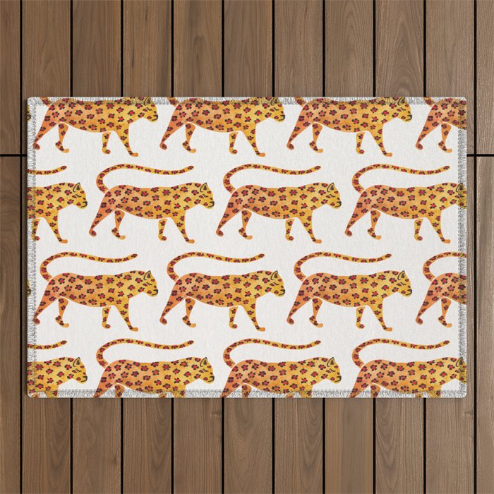 Jaguar Pattern Outdoor Rug Gallery Image 1