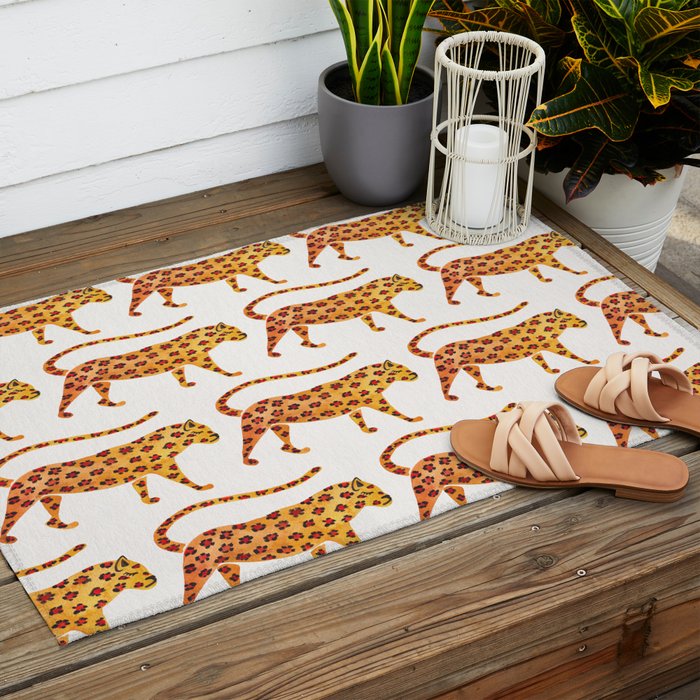 Jaguar Pattern Outdoor Rug Gallery Image 2